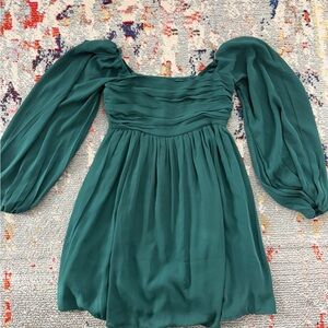 Abercrombie & Fitch Teal Long Sleeve Dress